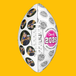 Ballon De Foot Classe de photo de 2025 Pink Graduate