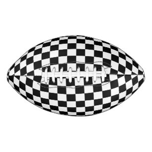 Ballon De Foot Classic Checkerboard Motif noir blanc
