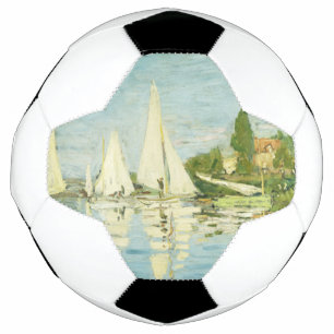 Ballon De Foot Claude Monet. Régates à Argenteuil