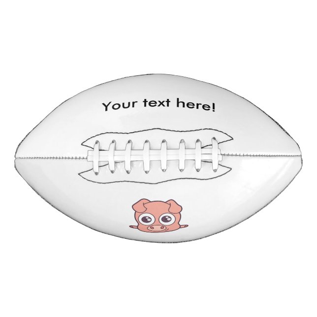 Ballon De Foot Clipart mignon de porc (Devant)