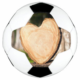 Ballon De Foot coeur en bois