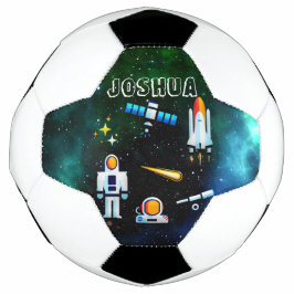 Ballon De Foot Collage de l'astronaute amusant personnalisé