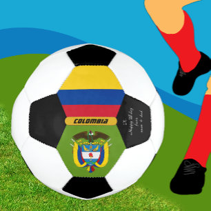 Ballon De Foot Colombie Personnalisée, Drapeau, Photo Soccer Ball