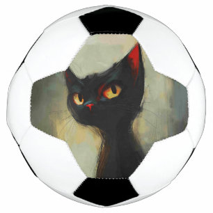Ballon De Foot Connaissant Black Ninja Cat
