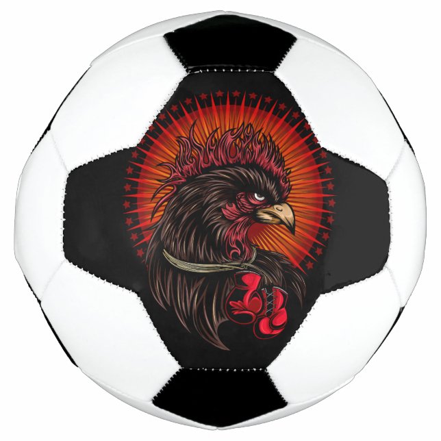 Ballon De Foot Coq de boîte (Devant)