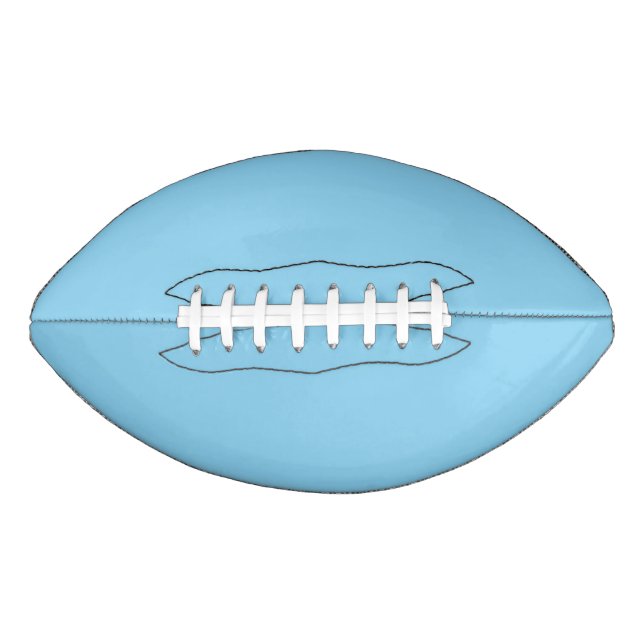 Ballon De Foot couleur bleu bébé (Devant)