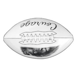 Ballon De Foot Courage Lion Artistique Minimal-