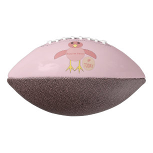 Ballon De Foot Coutume Rose Anniversaire Fille Chick Football