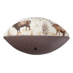 Ballon De Foot Cowboy des vaches des Highlands de l'Ouest