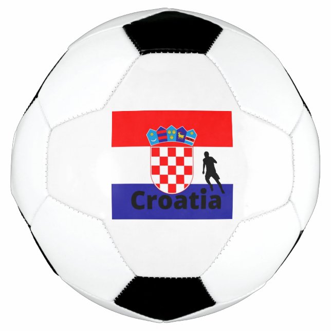 Ballon De Foot Croatia soccer (Devant)