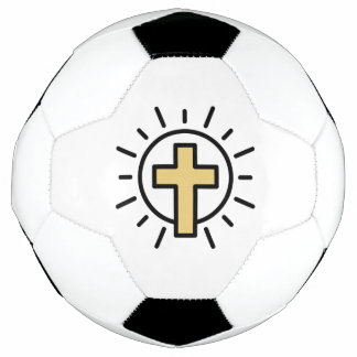 Ballon De Foot Croix chrétienne simple