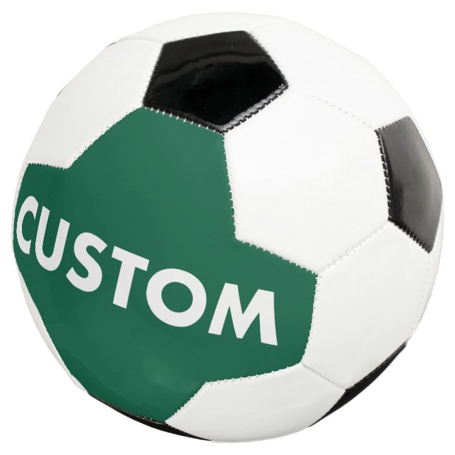Ballon De Foot Custom Personalized HUNTER GREEN Football (3/4)
