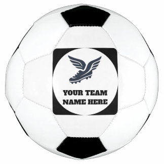 Ballon De Foot Customisable Soccer Team Winged Football Boot Logo