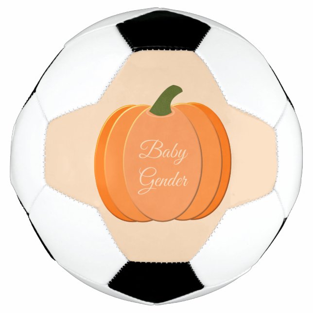 Ballon De Foot Cute Orange Genre Neutre Citrouille Personnalisé (Devant)