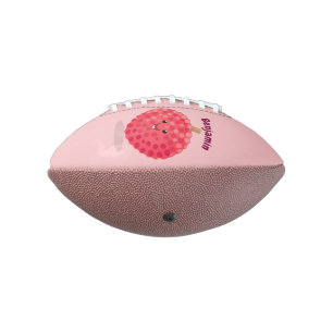 Ballon De Foot Cute pink lychee cartoon illustration