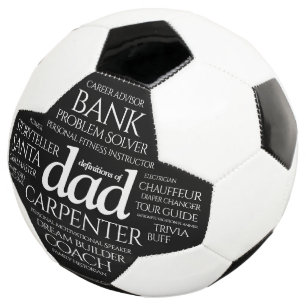 Ballon De Foot Définitions amusantes de papa emploi carrière étiq