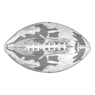 Ballon De Foot Déguisement camouflage neige hivernale gris, Milit