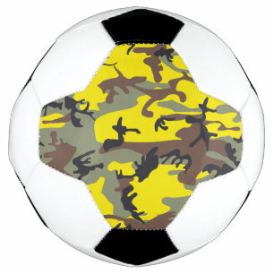 Ballon De Foot Déguisement Jaune et Marron, Militaire, Armée