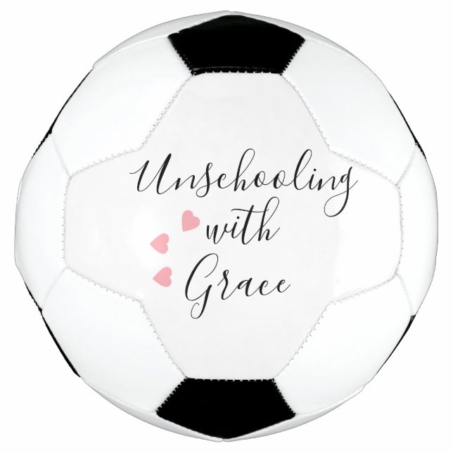 Ballon De Foot Déscolariser Maman Coeurs Grace (Devant)