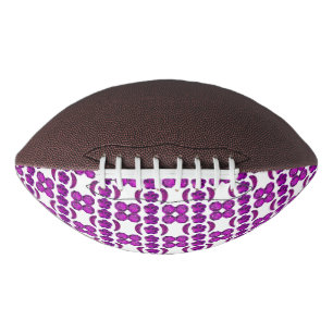 Ballon De Foot Design de losange pourpre