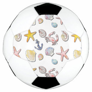 Ballon De Foot Design de plage simple et agréable
