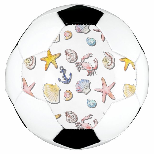 Ballon De Foot Design de plage simple et agréable (Devant)