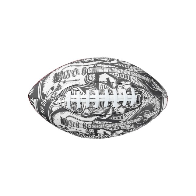 Ballon De Foot Design Guitar Rock (Devant)