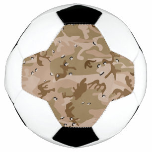 Ballon De Foot Dessert camouflage avec galets, militaire, armée