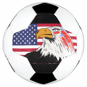 Ballon De Foot Dessin américain d'un aigle