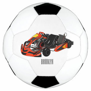 Ballon De Foot dessin animé de Kart racing