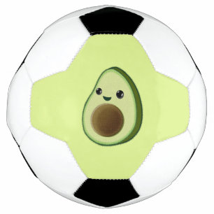 Ballon De Foot Dessin d'Avocado pour bébé Cute Kawaii