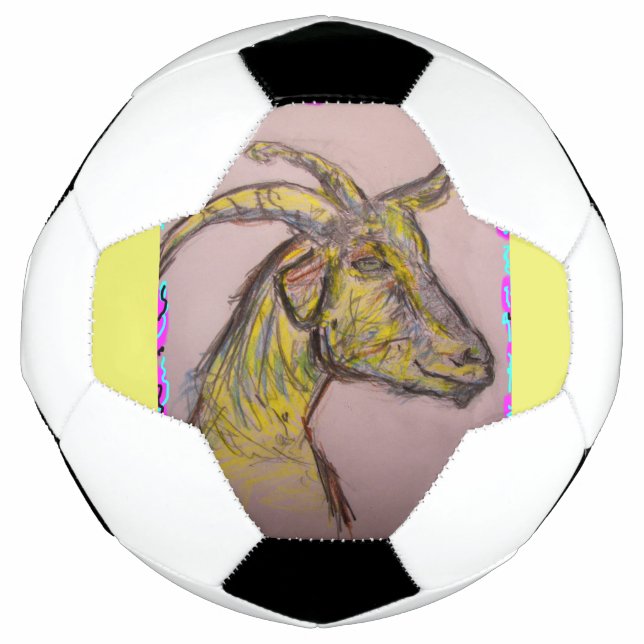 Ballon De Foot dessin de chèvre (Devant)