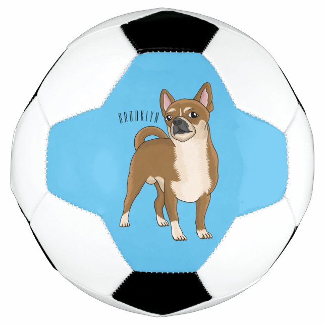 Ballon De Foot Dessin de Chihuahua pour chien (Devant)