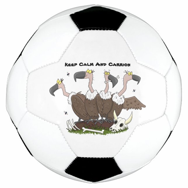 Ballon De Foot Dessin de l'humour vautours drôle (Devant)