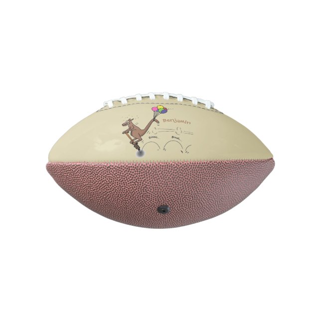 Ballon De Foot Dessin d'humour australien kangourou (Tourné à 270°)
