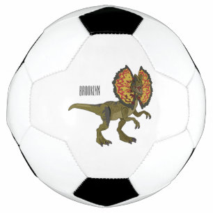 Ballon De Foot Dilophosaurus dessin animé
