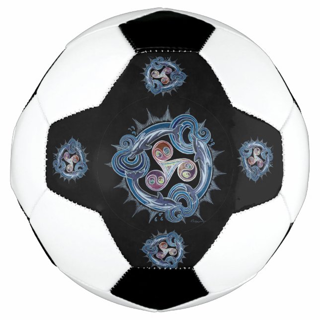 Ballon De Foot Dolphin Mandala (Devant)