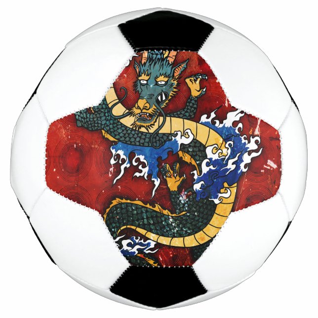 Ballon De Foot Dragon japonais (Devant)