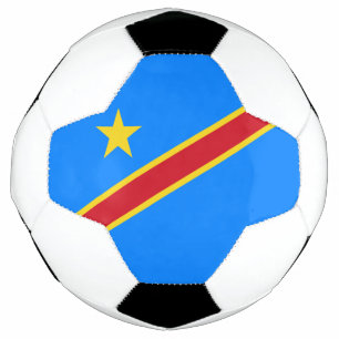 Ballon De Foot Drapeau Congo Kinshasa