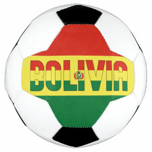 Ballon De Foot Drapeau de Bolivie adorable patriotique