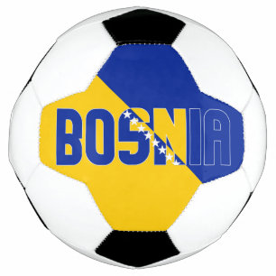 Ballon De Foot Drapeau de Bosnie-Herzégovine Adorable patriotique