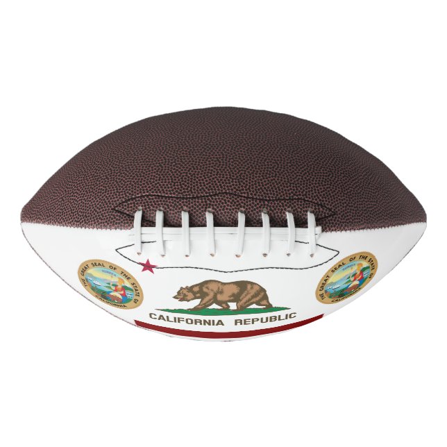 Ballon De Foot Drapeau de Californie (Devant)