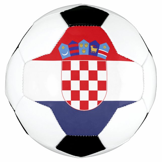 Ballon De Foot Drapeau de Croatie (Devant)