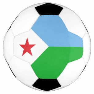 Ballon De Foot Drapeau de Djibouti