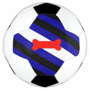 Ballon De Foot Drapeau de fierté de jeu de chiots de SlipperyJoe