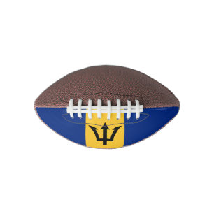 Ballon De Foot Drapeau de la Barbade patriotique