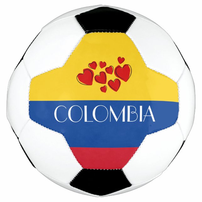 Ballon De Foot Drapeau de la Colombie (Devant)