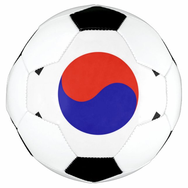Ballon De Foot Drapeau de la Corée du Sud (Devant)