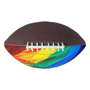 Ballon De Foot Drapeau de la fierté gay de SlipperyJoe's agitant