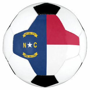 Ballon De Foot Drapeau de l'État de Caroline du Nord